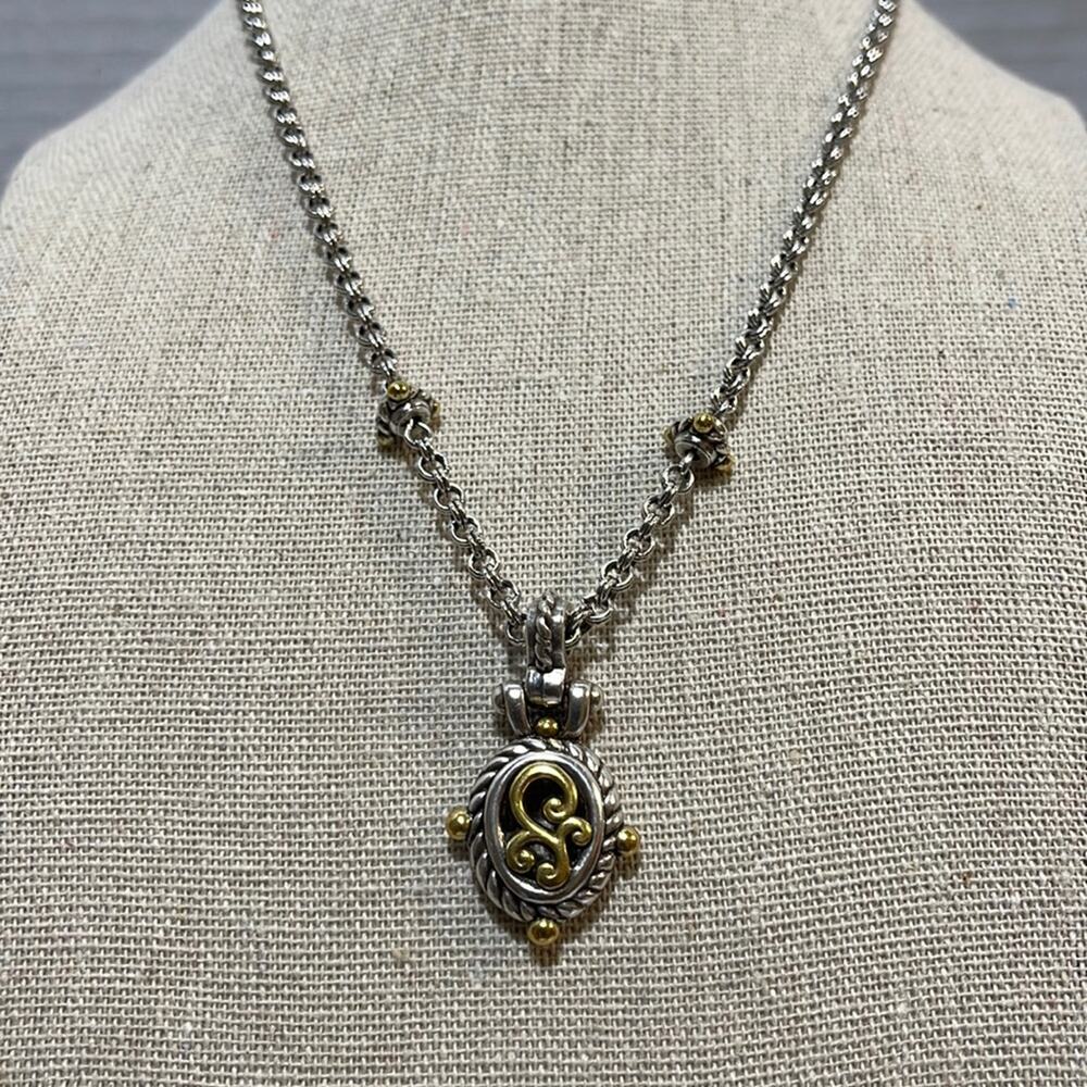 Brighton Scroll Mixed Metals Necklace - image 2